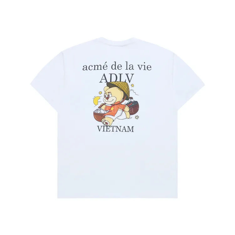 &Aacute;o Thun ADLV Street Bear Vietnam Exclusive Trắng