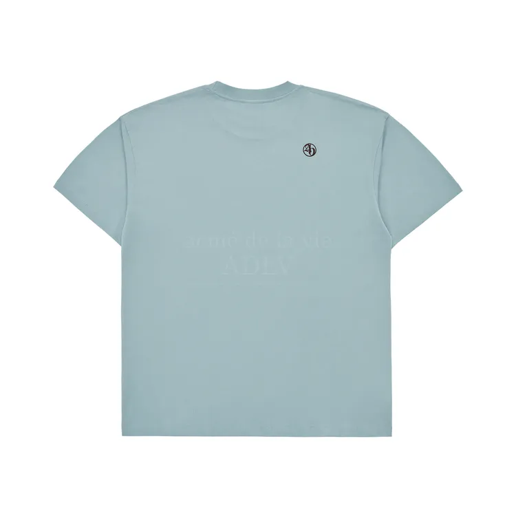 Áo Thun Circle Symbol Basic Logo Xanh Mint