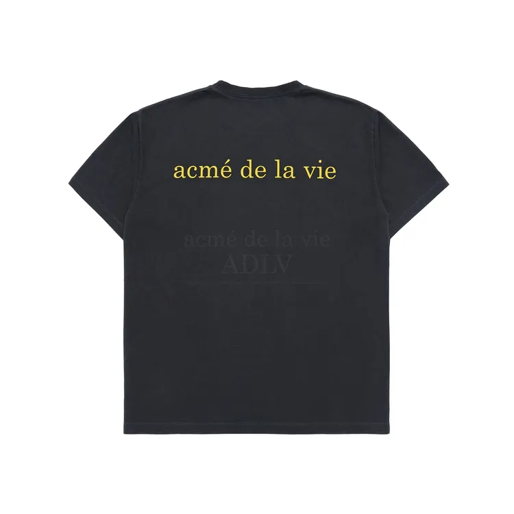 Áo Thun ADLV Basic Logo Bio Washing Đen