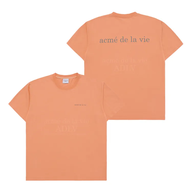 Áo Thun ADLV Basic Logo Bio Washing Hồng Đào