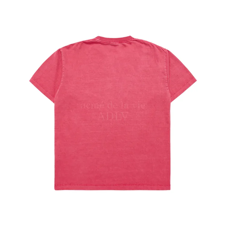 Áo Thun Star Ae Logo Pigment Washing Hồng