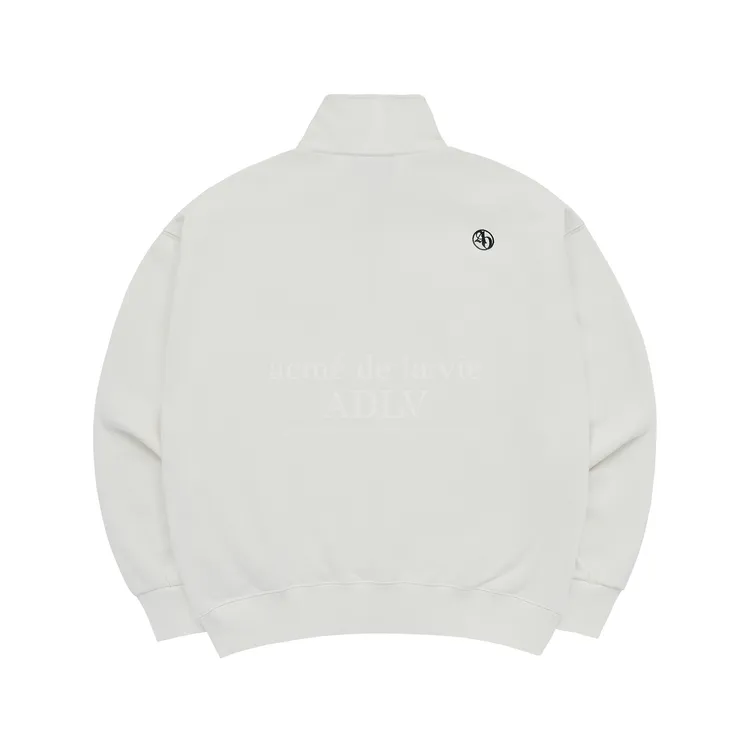Áo Nỉ ADLV Basic Logo Needlework Kem