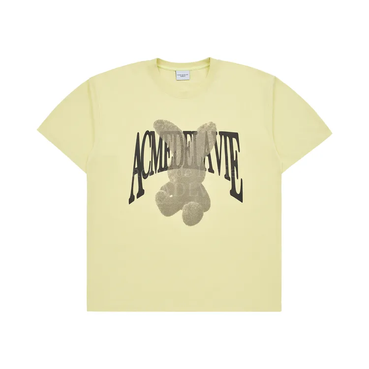 Áo Thun Halftone Dot Fuzzy Rabbit Vàng