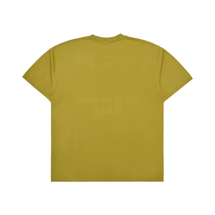 Áo Thun Vintage Overlab Bear Vàng