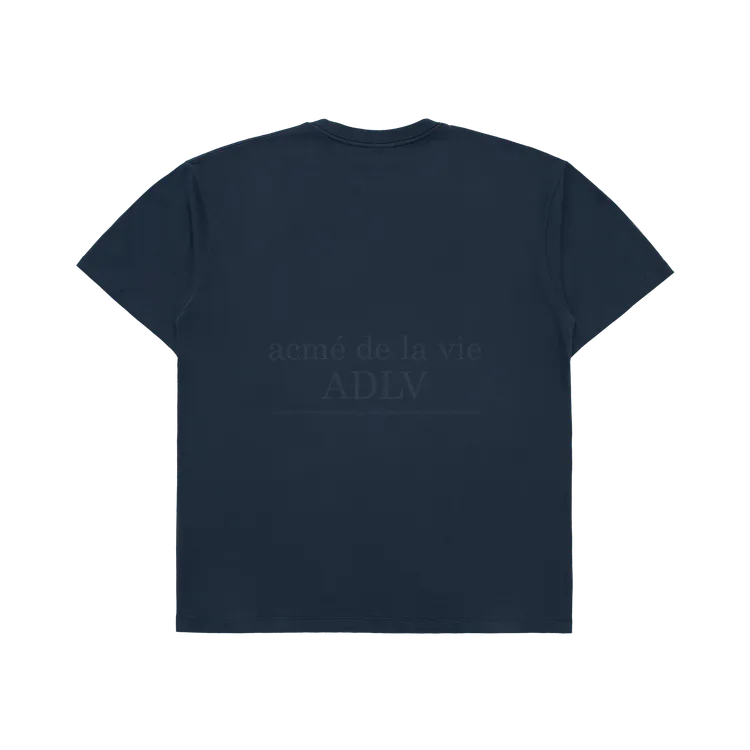 Áo Thun Vintage Overlab Bear Xanh Navy