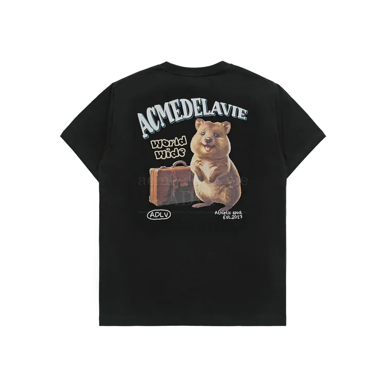 &Aacute;o Thun ADLV World Wide Travel Quokka Artwork Đen