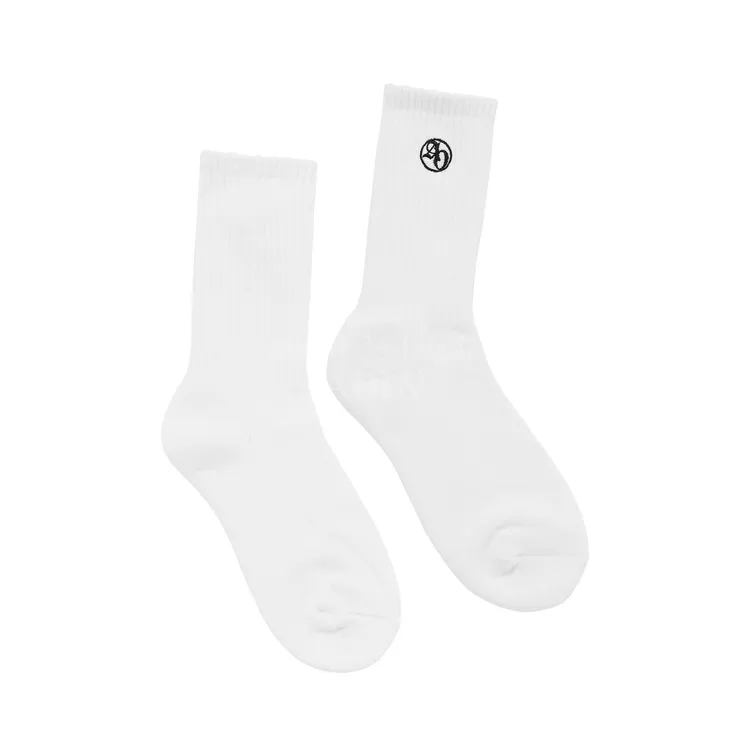 Tất Circle Symbol Socks Trắng