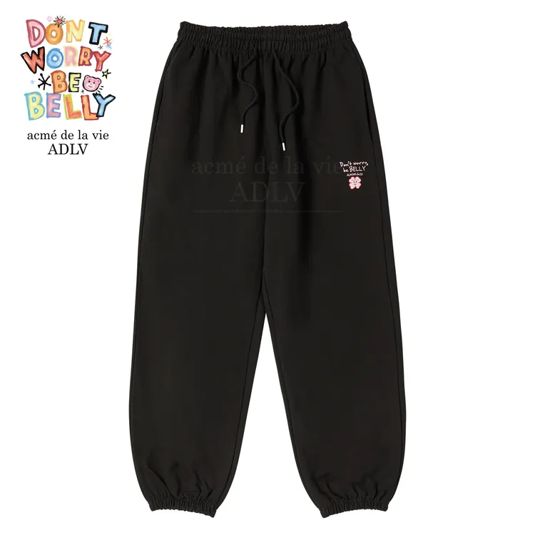 Quần Jogger Rabbit Belly Đen