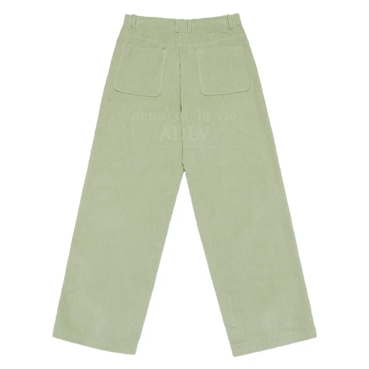 Quần Wide Big Corduroy Xanh Mint