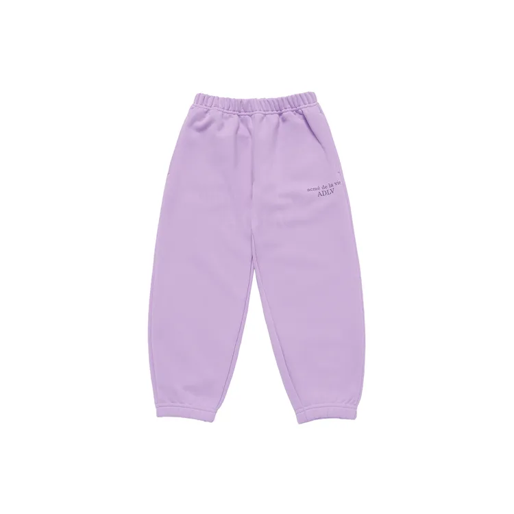 [KIDS] Quần Basic Logo Tím Nhạt