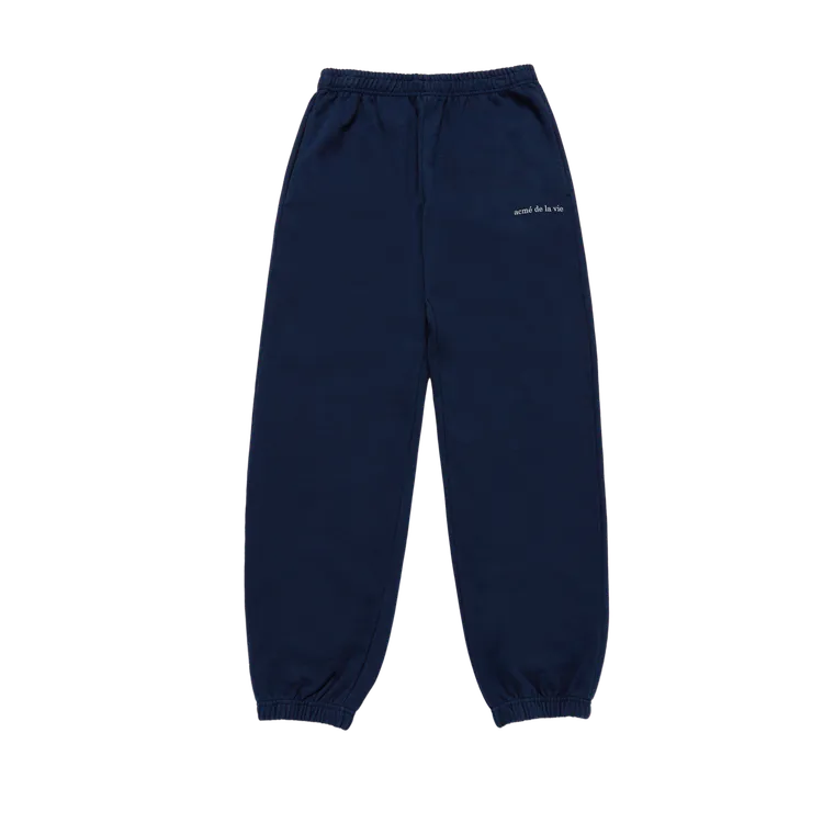 Quần Nỉ Basic Bio Washing Xanh Navy