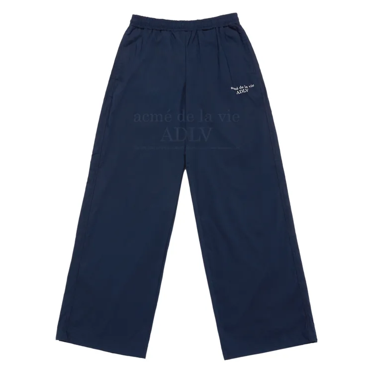 Quần Basic Logo Nylon Set Up Xanh Navy