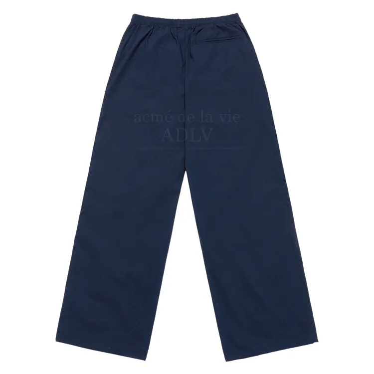 Quần Basic Logo Nylon Set Up Xanh Navy