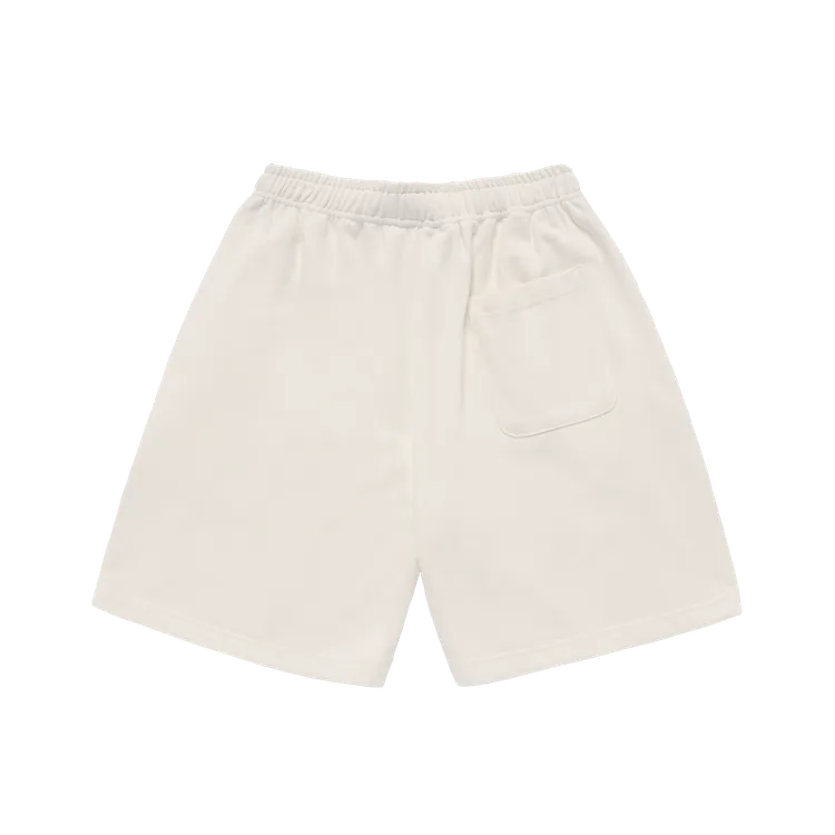 Quần Short Upside Down Basic Logo Kem