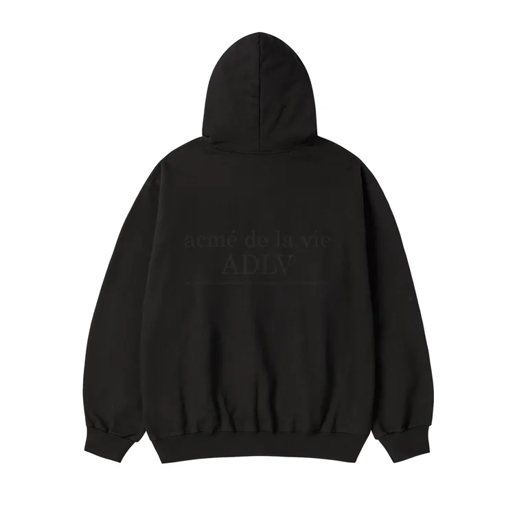 Áo Hoodie Lettering Rabbit Đen