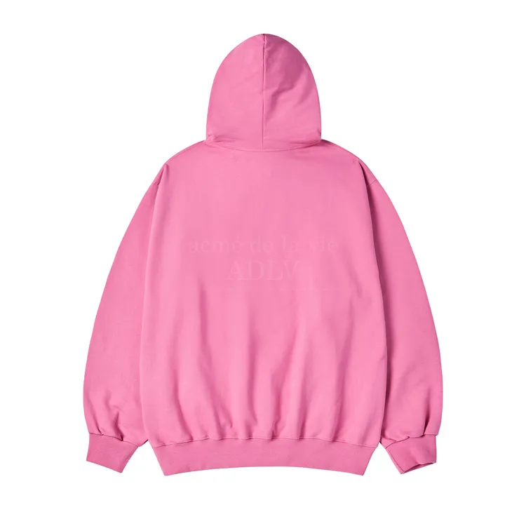 Áo Hoodie Lettering Rabbit Hồng