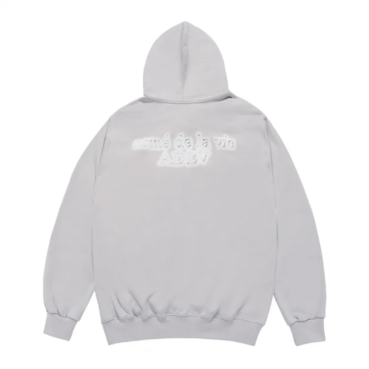 Áp Hoodie Retro Rabbit Xám