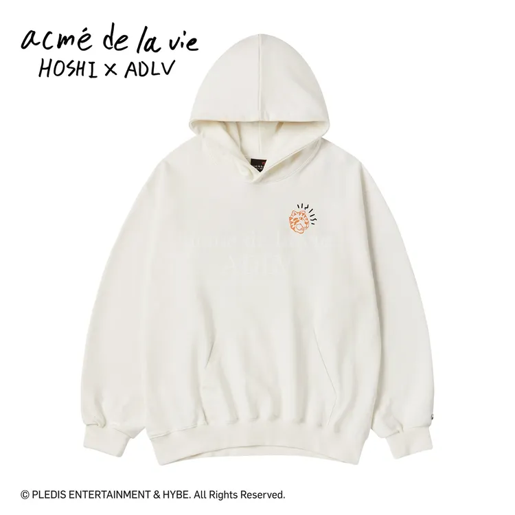 [Hoshi X ADLV] Áo Hoodie Tiger Sketch Kem