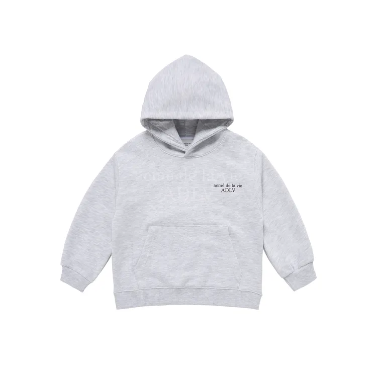 [KIDS] Áo Hoodie Basic Logo Muối TIêu