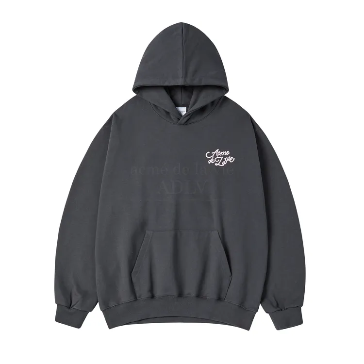 Áo Hoodie World Tour Script Logo Than Chì