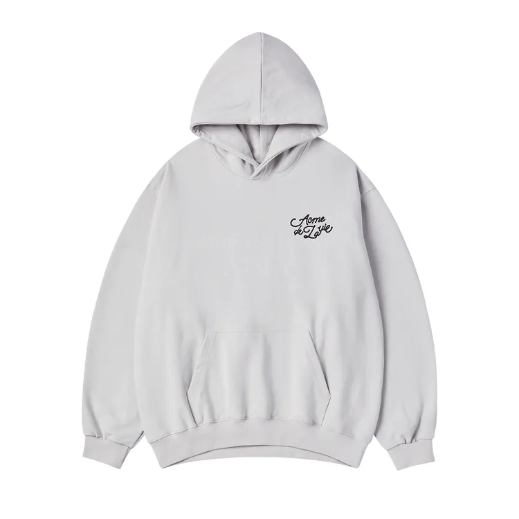 Áo Hoodie World Tour Script Logo Xám