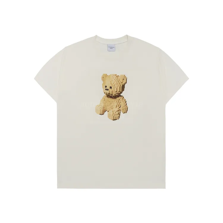 Áo Thun ADLV Block Bear Kem
