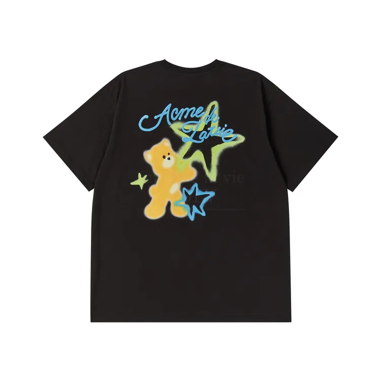 &Aacute;o Thun Script Logo Bear Artwork Đen