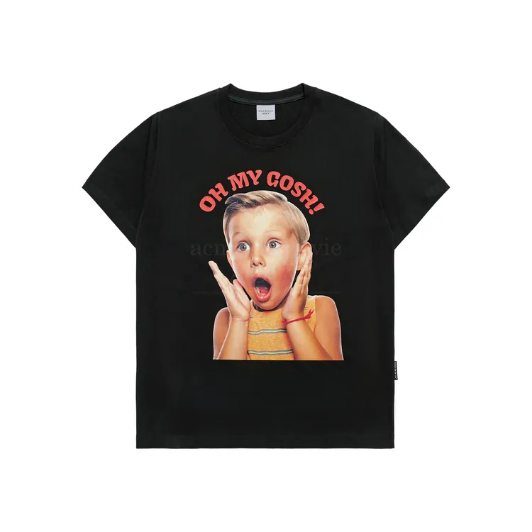 Áo Thun ADLV Baby Face Scream Boy Lettering Đen