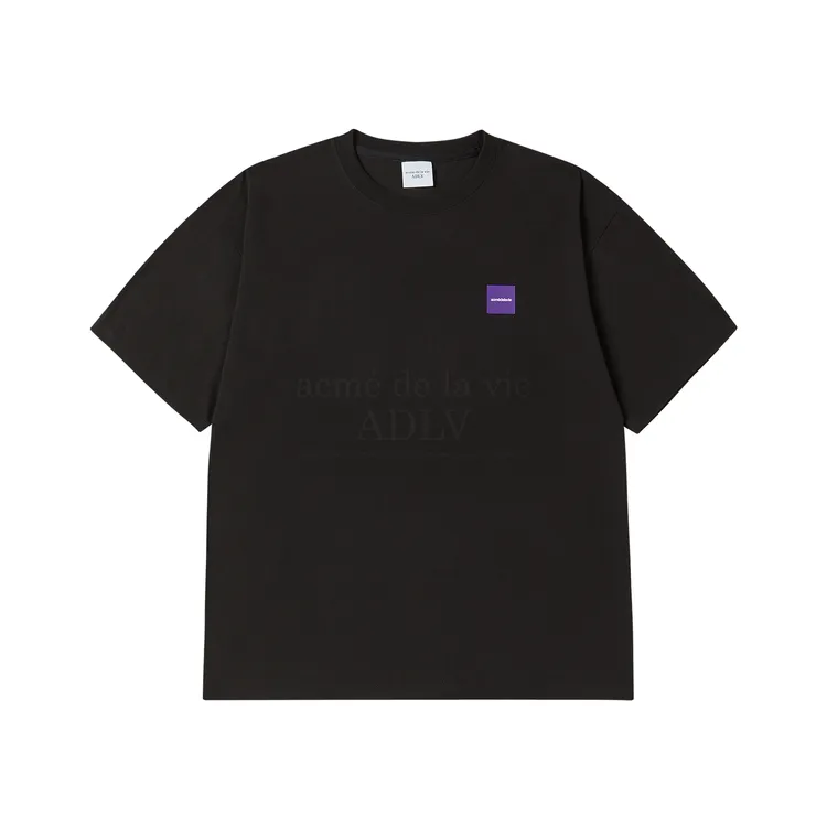 Áo Thun Bold Box Logo Đen