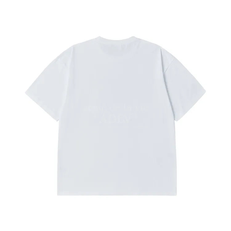 Áo Thun Simple Bold Logo Trắng