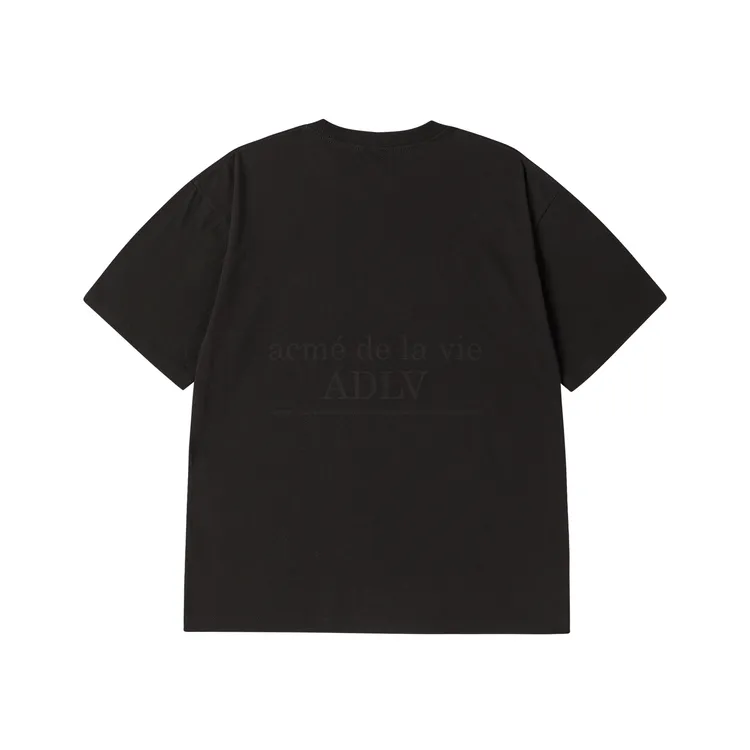 Áo Thun Spray Overlay Logo Đen
