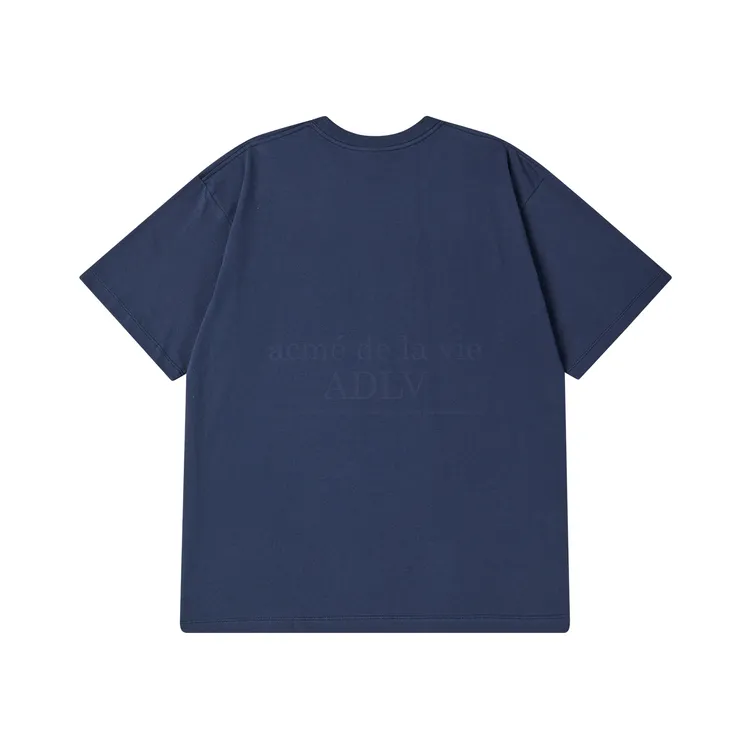 Áo Thun Connect Logo Basic Xanh Navy