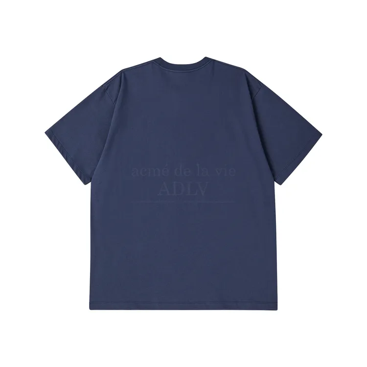 Áo Thun Shake Logo Xanh Navy