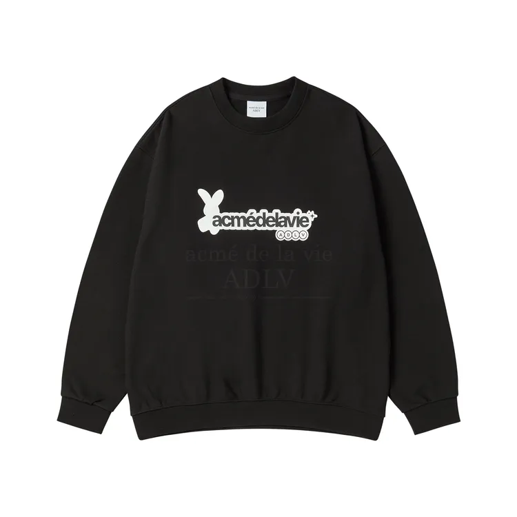 Áo Nỉ Adlv Bunny Đen