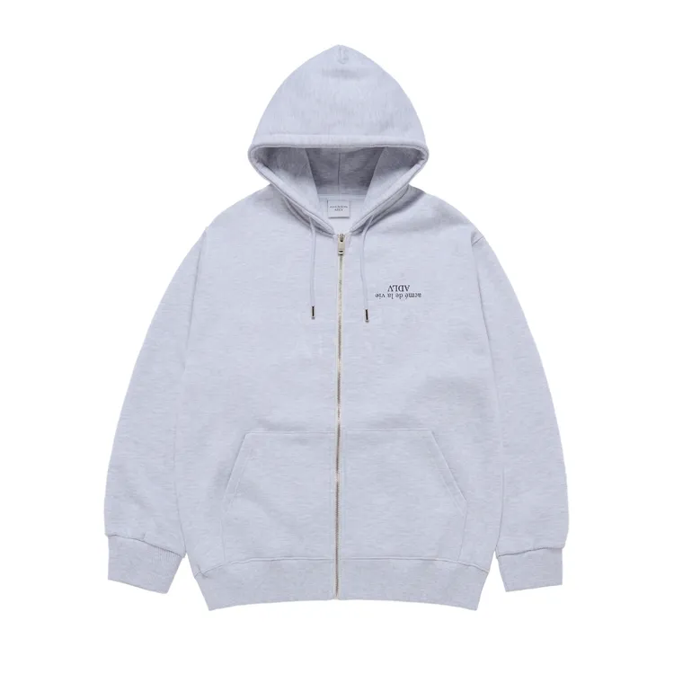 Áo Hoodie Kéo Khóa Upside Down Logo Napping Zurry MuốI Tiêu