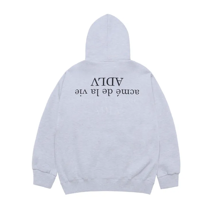 Áo Hoodie Kéo Khóa Upside Down Logo Napping Zurry MuốI Tiêu