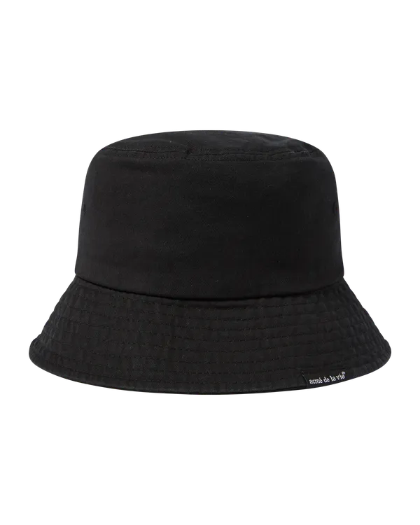 Mũ Bucket Basic Logo Đen