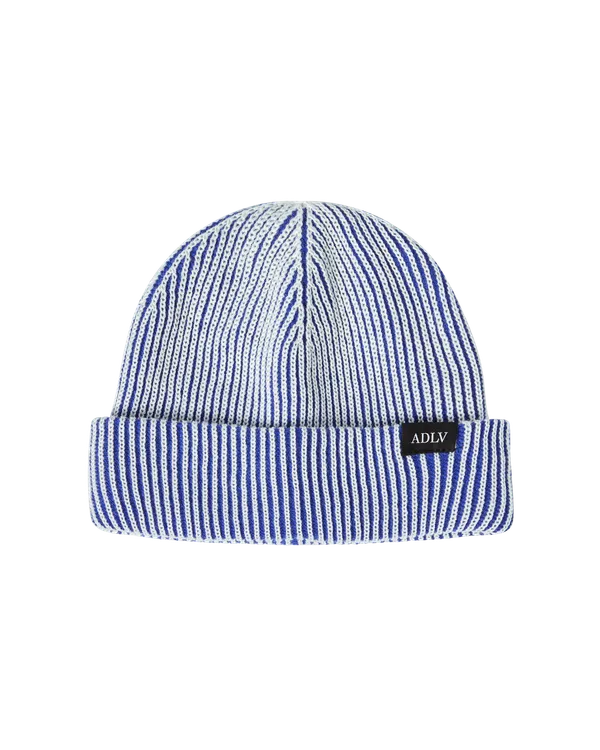 Mũ Beanie Two Tone Label Point Xanh dương