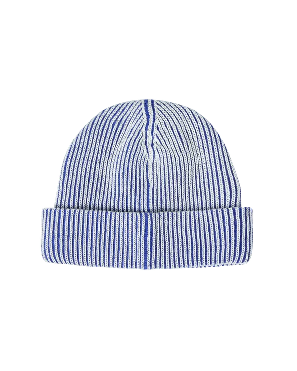 Mũ Beanie Two Tone Label Point Xanh dương