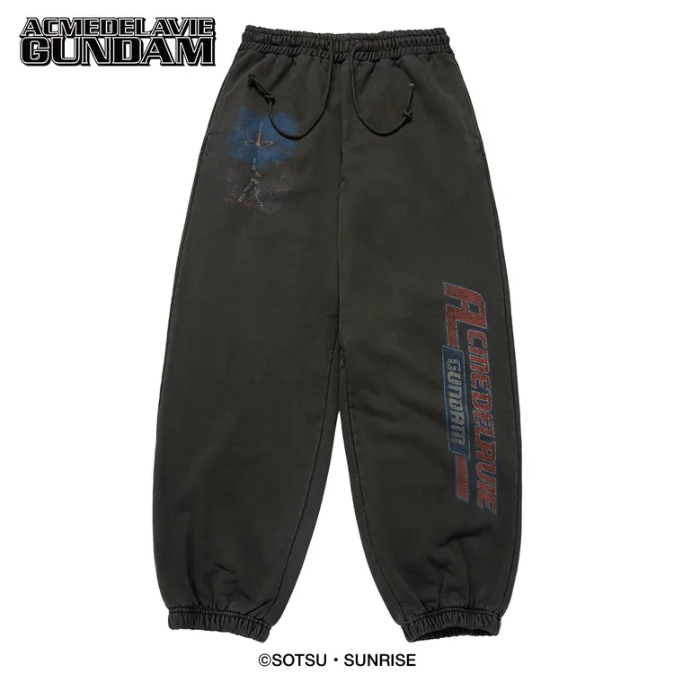 Quần jogger MOBILE SUIT GUNDAM Last Shooting Pigment Washing Than chì