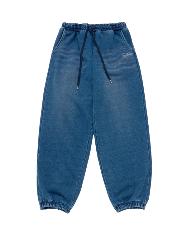 Quần dài Zurry Denim Effect Xanh navy