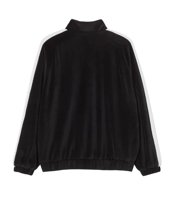 Áo Khoác thể thao Velour High Neck Đen