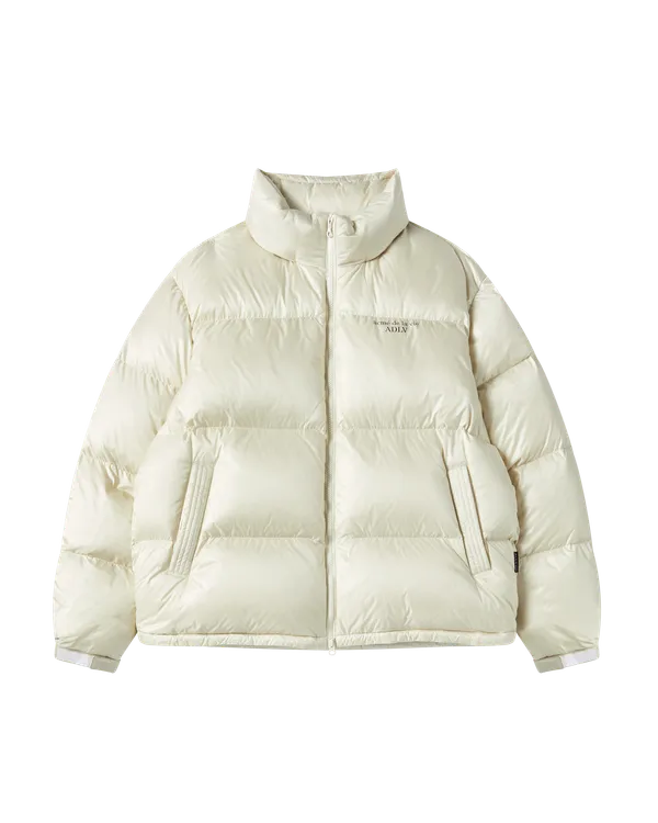 Áo Khoác Stitch Basic Logo Short Duck Down Be