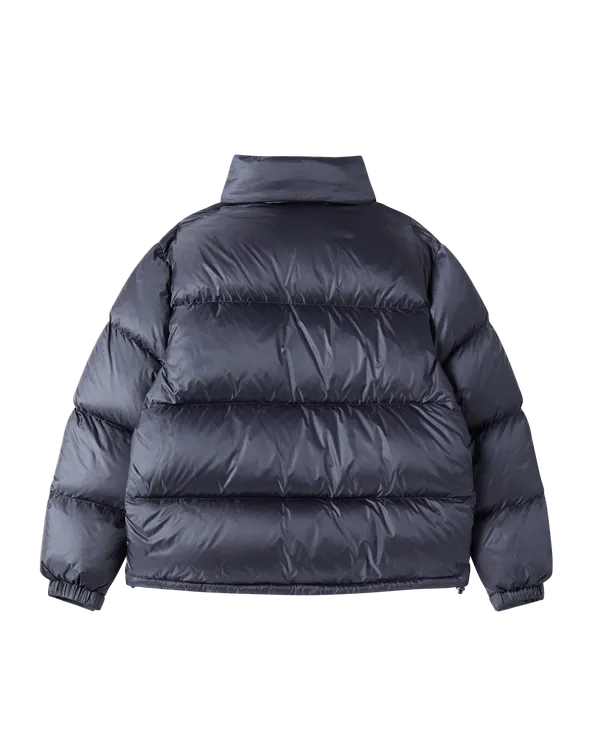 Áo Khoác Stitch Basic Logo Short Duck Down Xanh navy