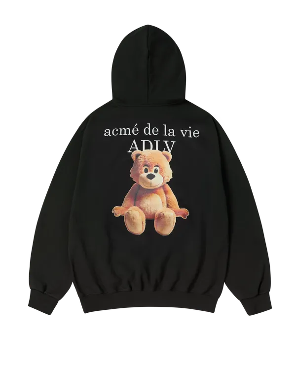 &Aacute;o Hoodie AC Bear Basic Logo Đen