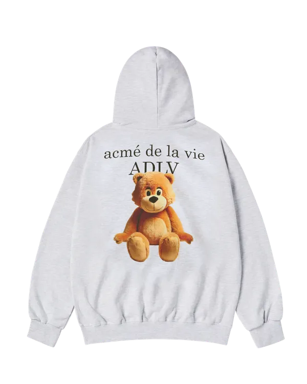 &Aacute;o Hoodie AC Bear Basic Logo Muối ti&ecirc;u