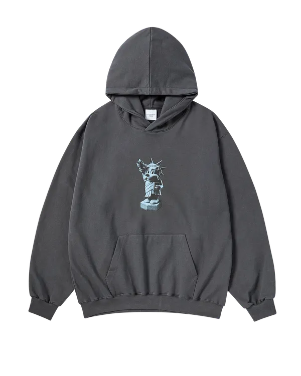 Áo Hoodie Ac Bear Statue Of Liberty Than chì