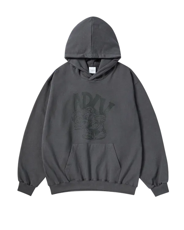 Áo Hoodie ADLV Piggyback Than chì