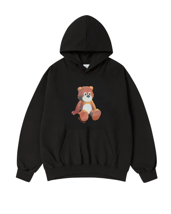 Áo Hoodie AC Teddy Bear Đen
