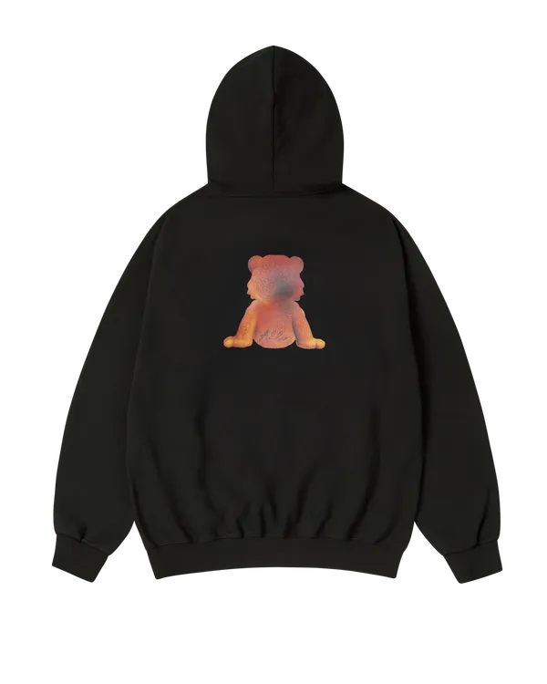 Áo Hoodie AC Teddy Bear Đen